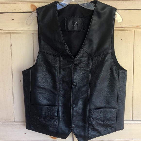 Leather Shooter’s Concealed WeaponsVest.  NWOT - Picture 7 of 14